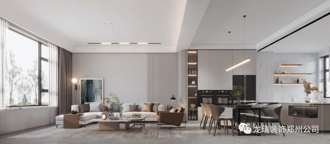普罗理想国300㎡现代简约风丨郑州龙瑞装饰工程有限公司-18
