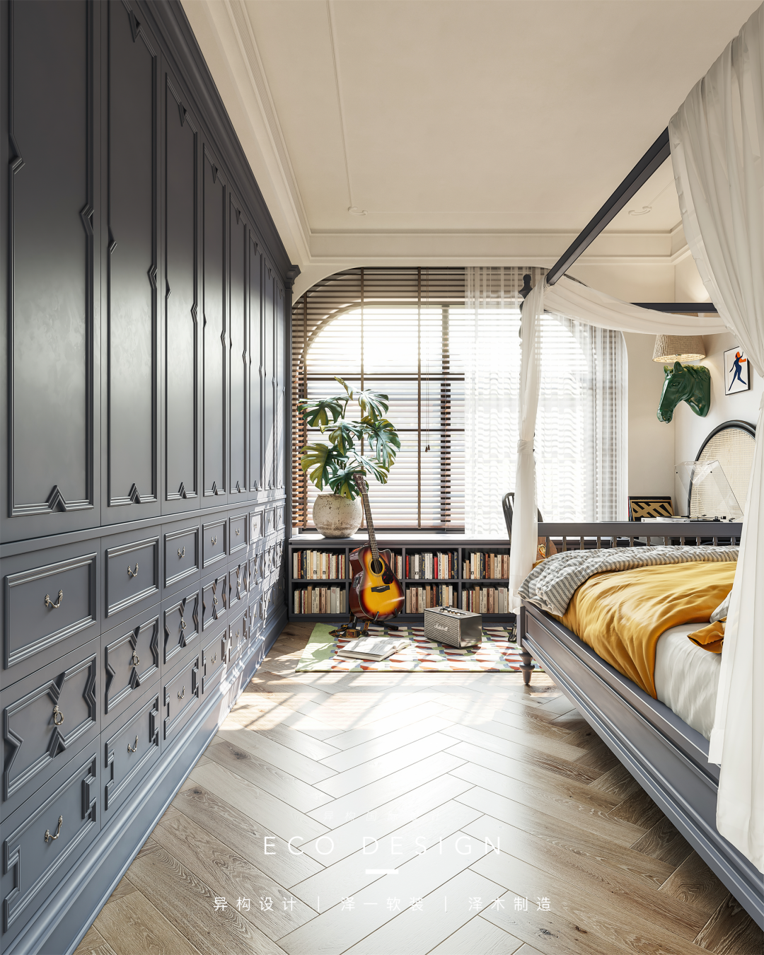 复古南洋风海边度假艺术空间设计丨中国西安丨泽一软装-72