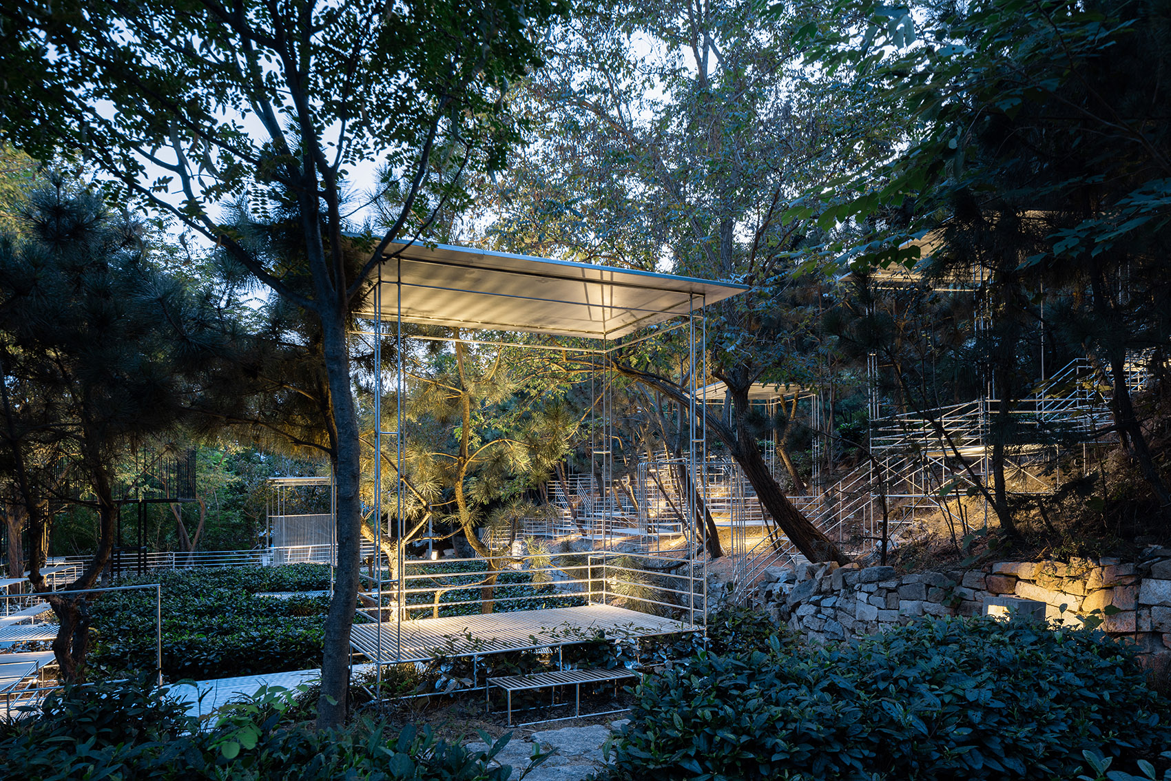 日照思想游园 – 物外剧场与逍遥阁丨中国日照丨孔祥伟工作室-50