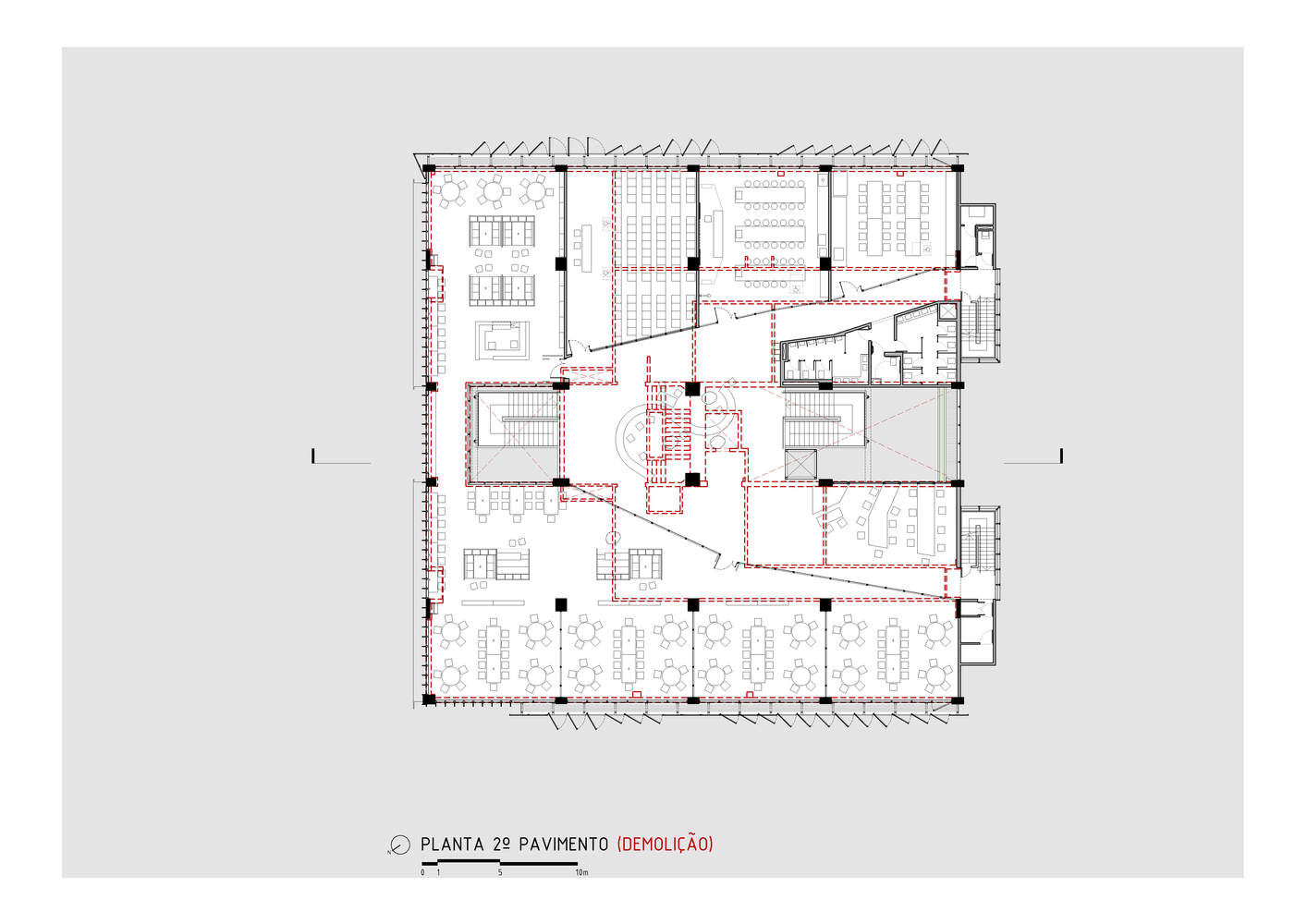 巴西 Bradesco 基金会学校 | 旧建筑新生命,垂直校园的绿色创新-100