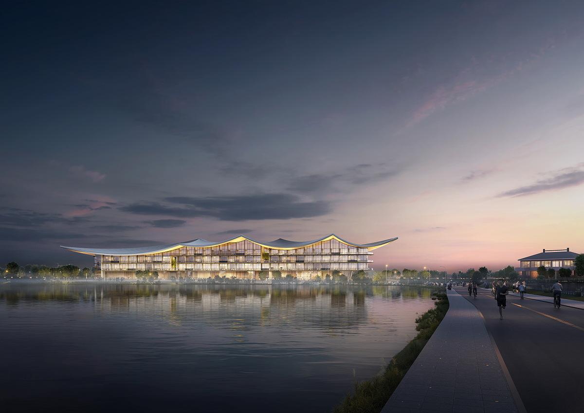 武汉湖光序曲酒店建筑设计丨中国武汉丨维思平建筑设计-37