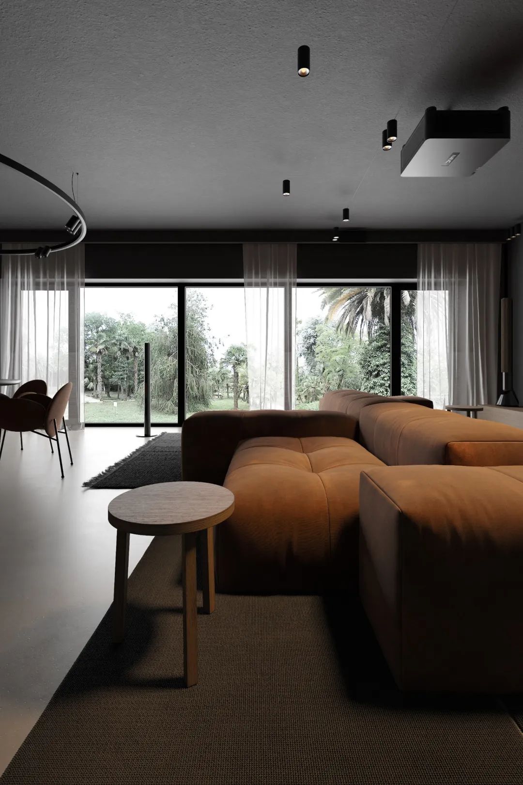 高级黑,极简空间的艺术魅力丨Igor Sirotov-0