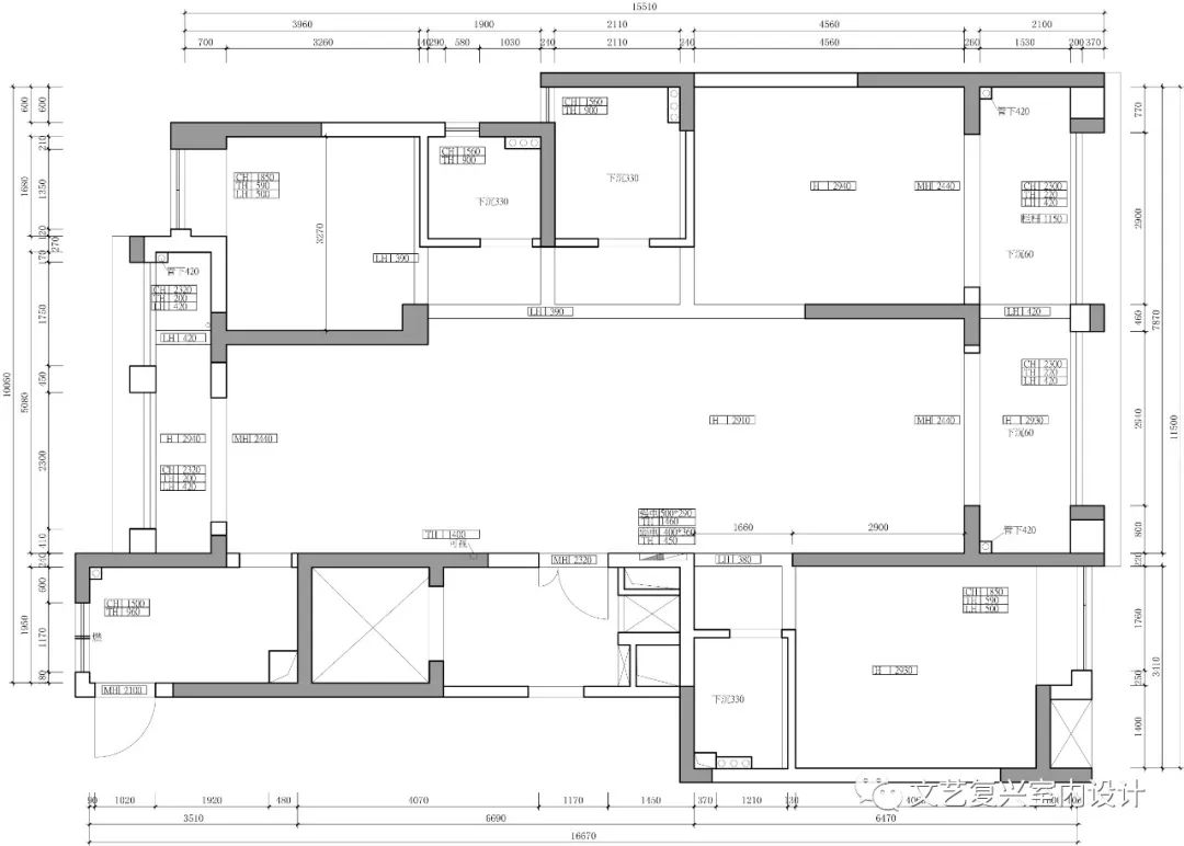 江阴黄山华都文艺复兴风格精致平层设计丨文艺复兴室内设计-2