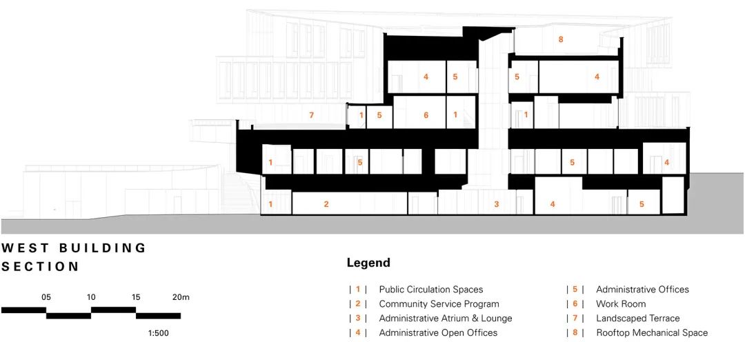 摩根州立大学学生服务中心丨美国巴尔的摩丨Teeple Architects 与 GWWO Architects-126