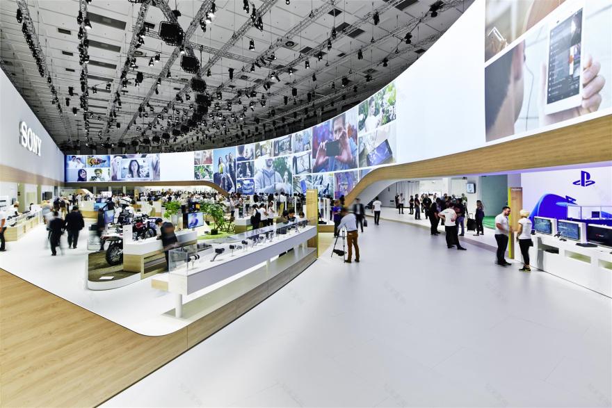 索尼展台设计 | EGGER 木基材料打造互动创新空间-25