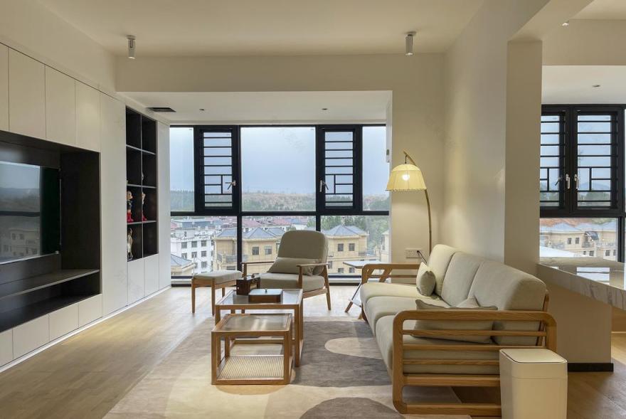 简约原木日系风格装修-9