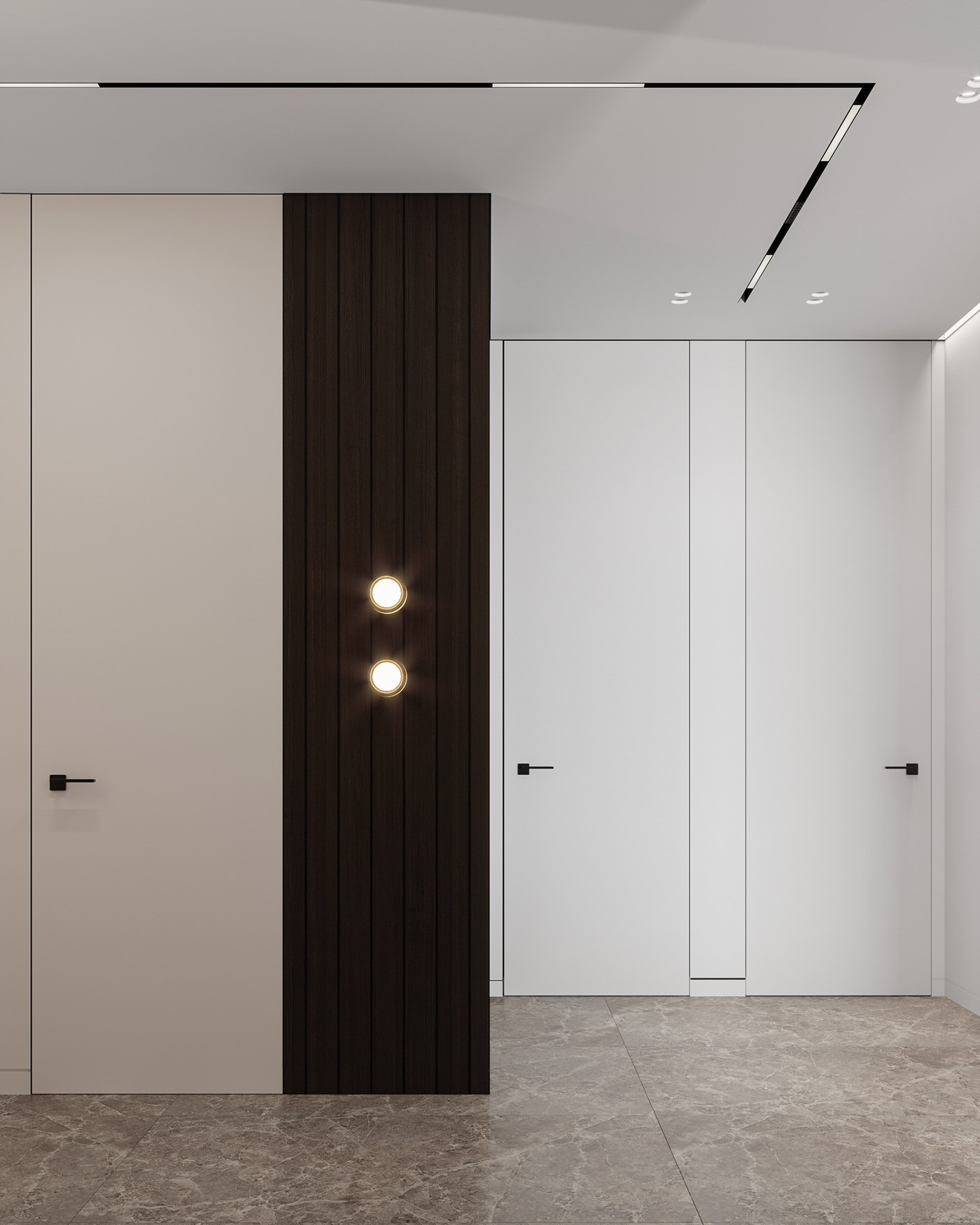 深色系公寓设计 这样设计也太有感觉了吧-1