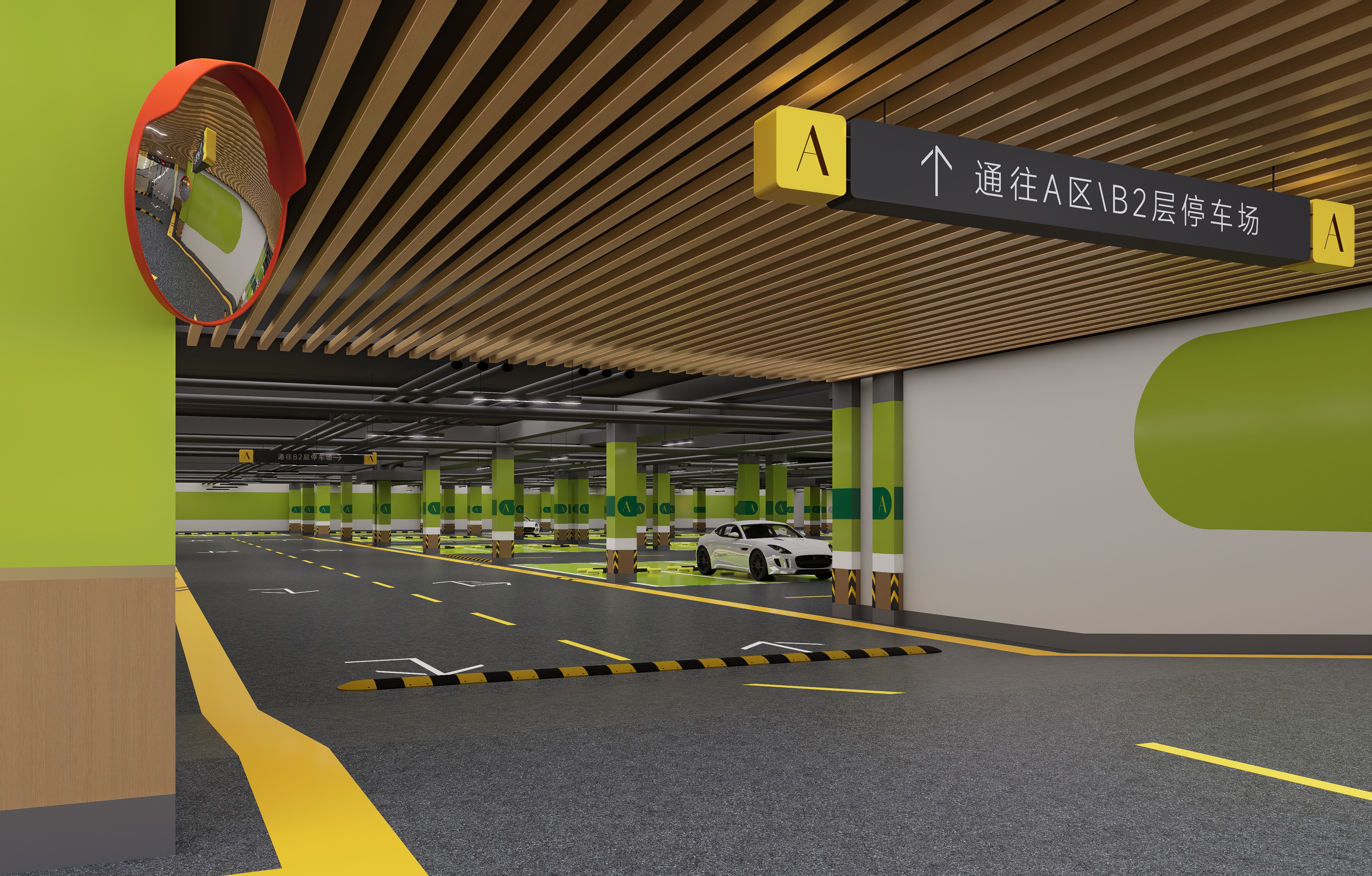 乐松广场地下停车场改造设计丨中国哈尔滨丨哈尔滨汇象创意设计有限公司-30