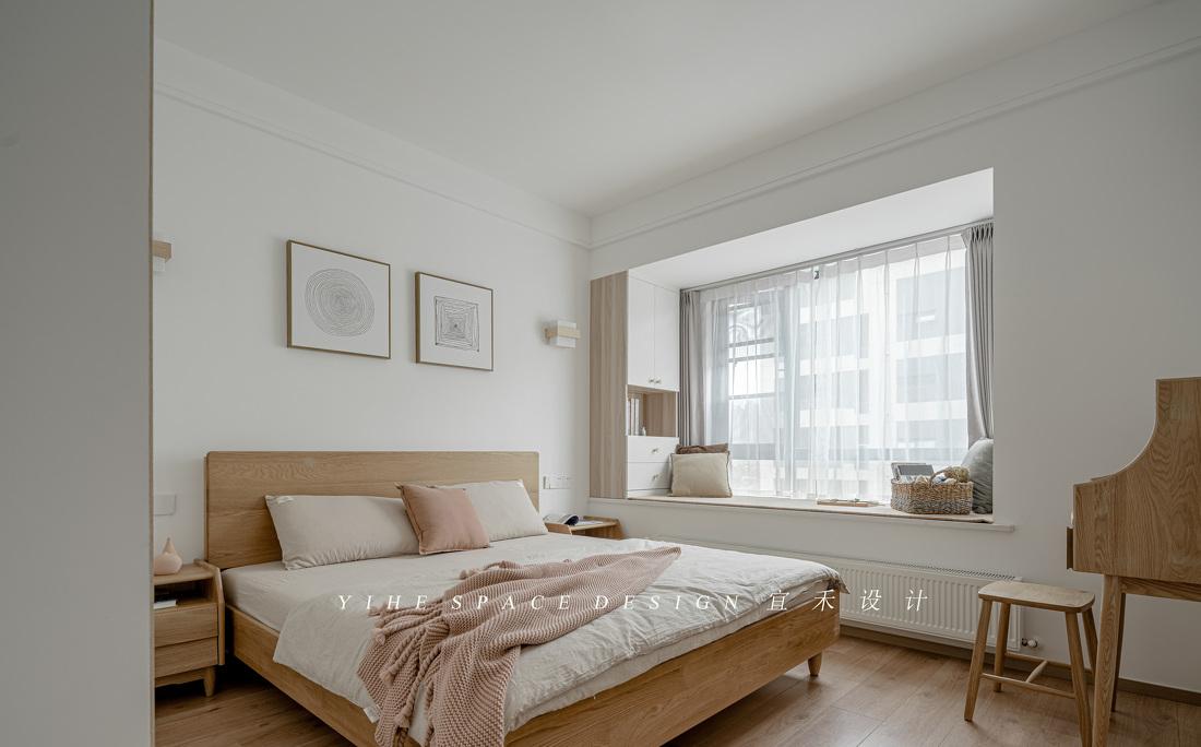 芜湖宜禾设计丨平层丨『 蜜 · 糖 』130㎡温暖日系原木-14