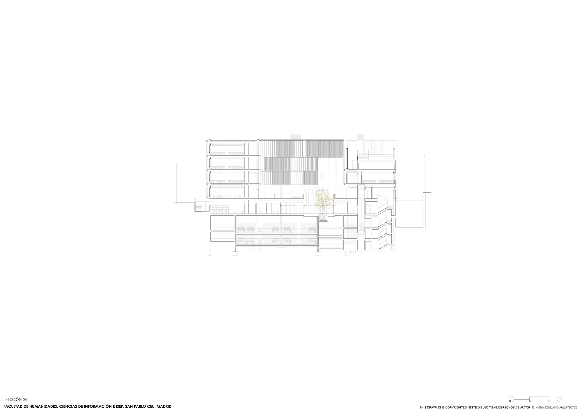 马德里 CEU 蒙克洛亚校区人文与传播科学学院丨西班牙马德里丨Nieto Sobejano Arquitectos-27