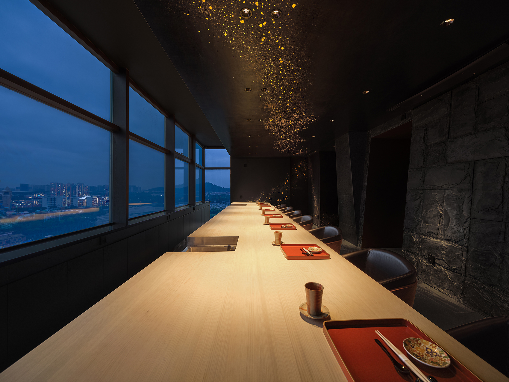 CLOUD ECHO 寿司酒廊丨中国佛山丨堤由匡建筑设计工作室,北京鸣意品牌设计有限公司-23