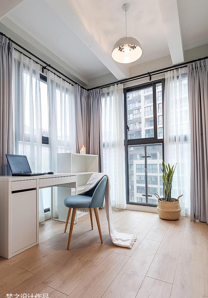 梵之设计丨平层丨悠悠的彩虹之家-11