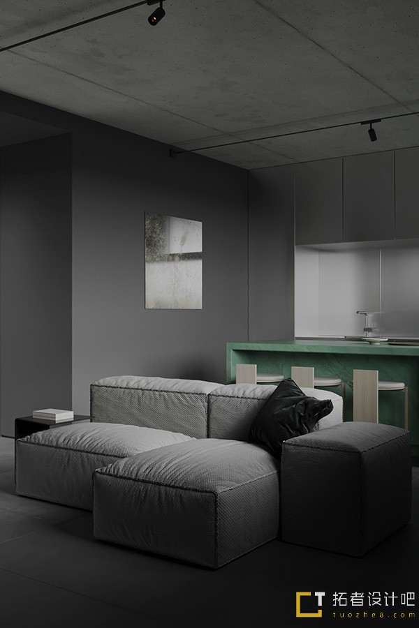 高级感黑灰空间 满满的高级感！-5