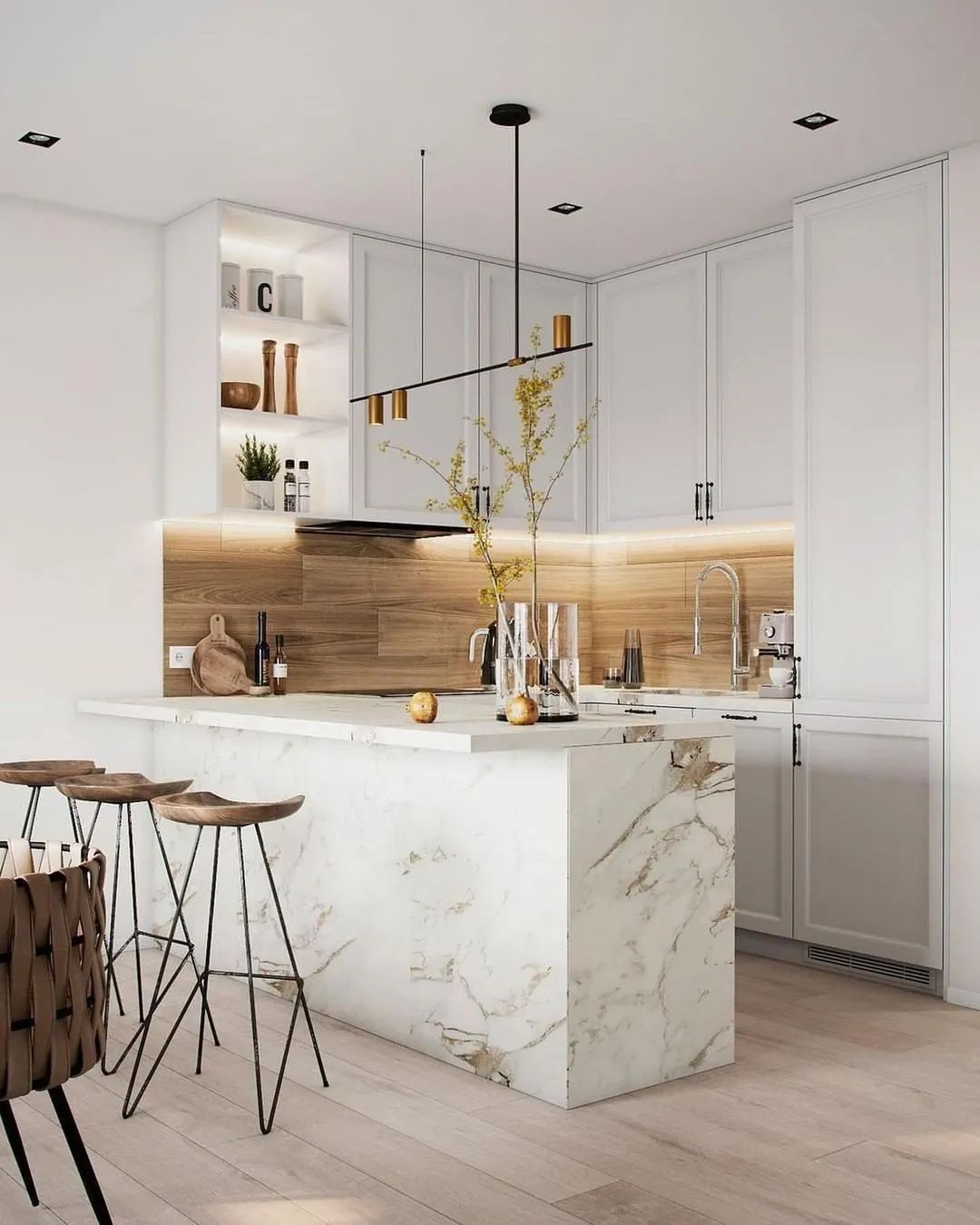 100 款厨房设计-56