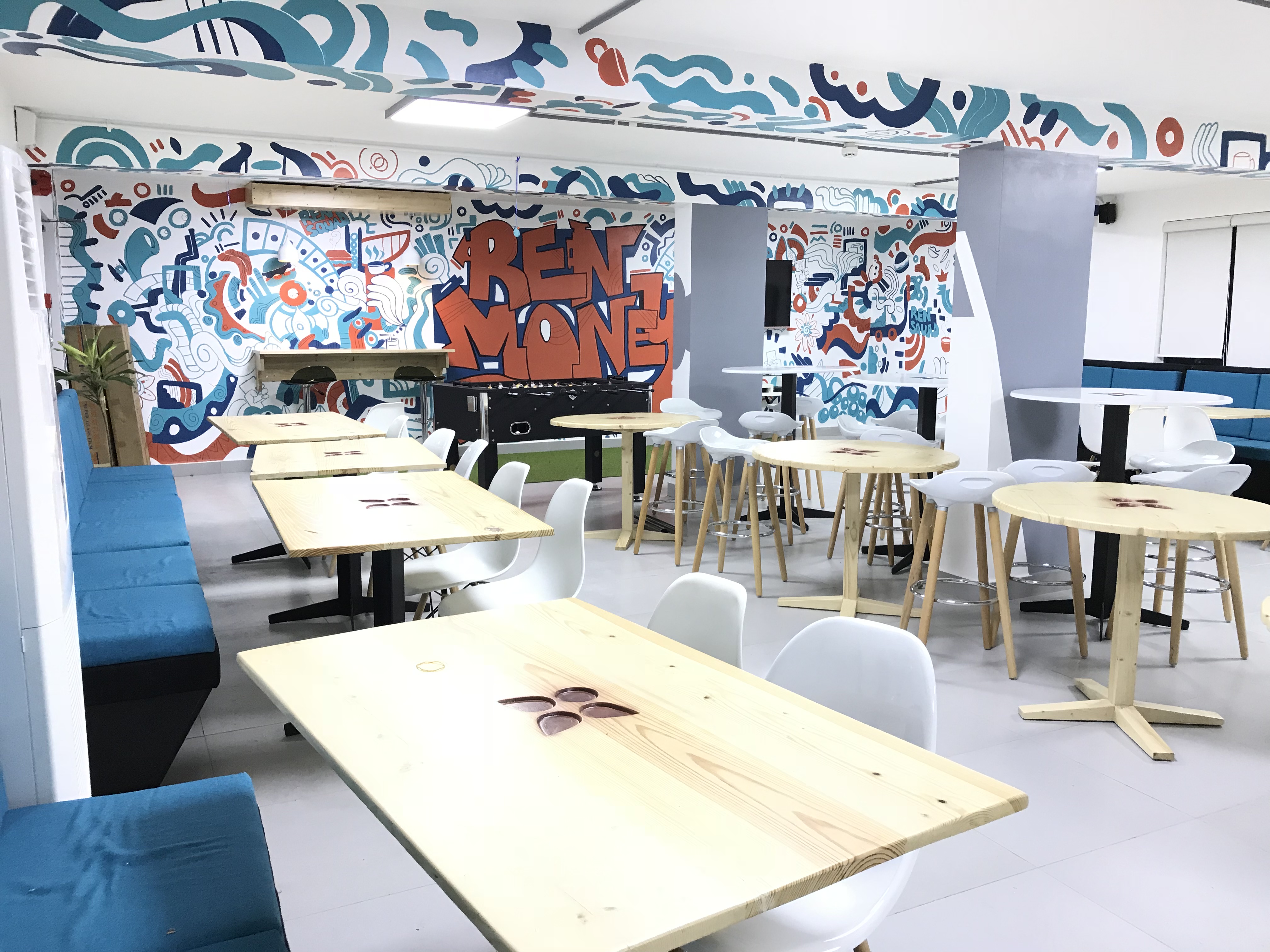 RenmoneyHQ 壁画项目丨尼日利亚丨Spacefinish-9