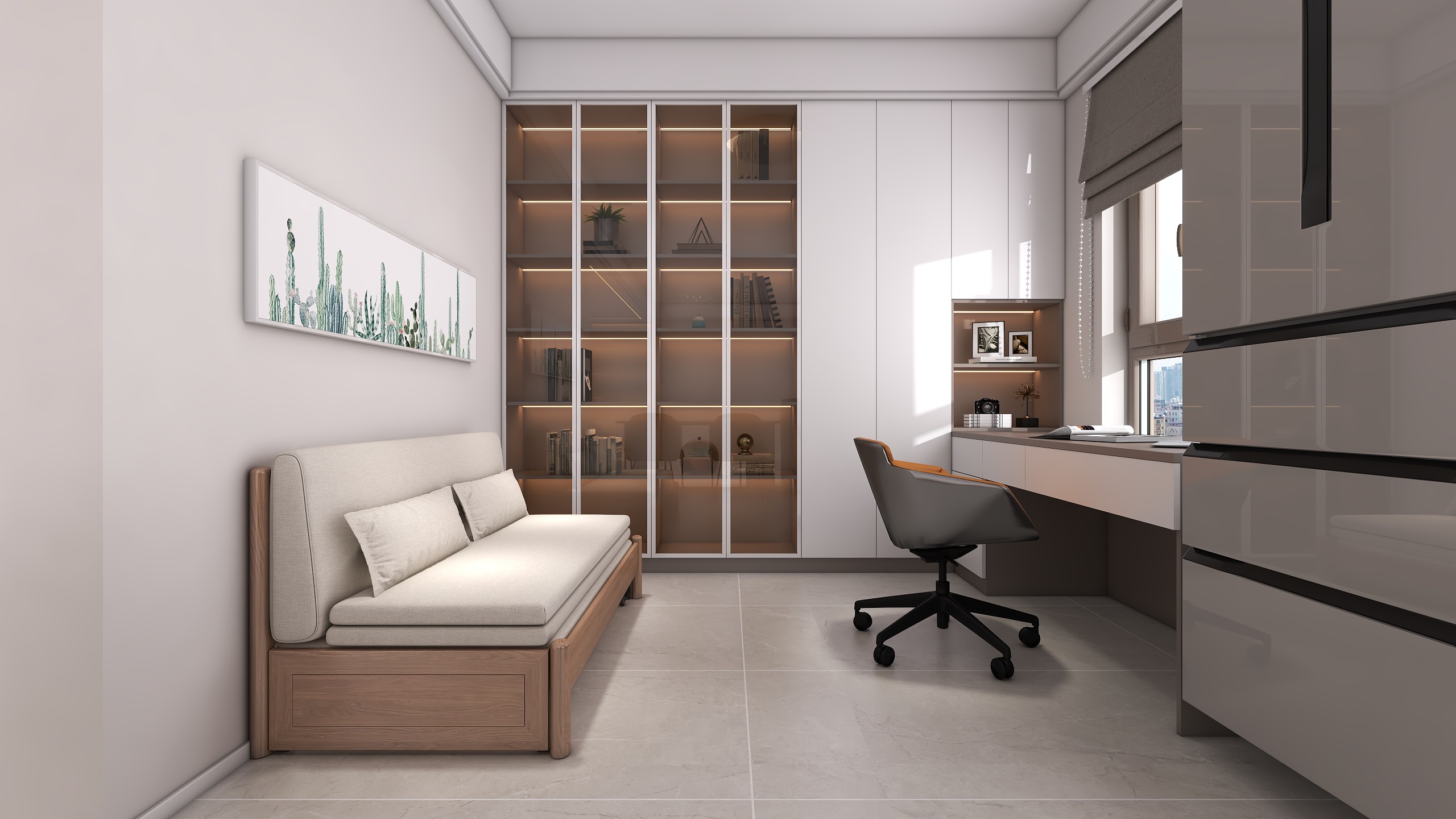 四川成都朗基香颂天府二期（113平方现代简约四居室）-25