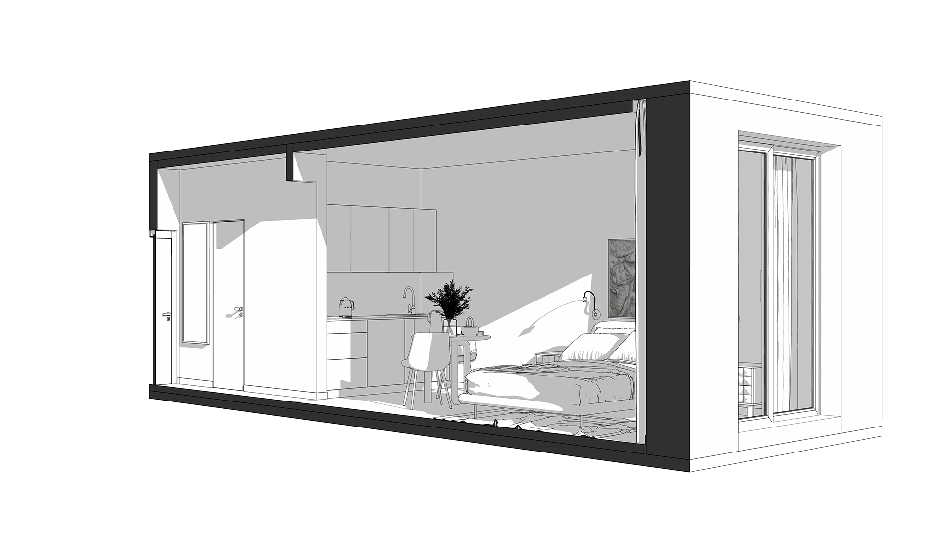 公寓短期租赁设计项目丨俄罗斯诺夫哥罗德丨Evgeny Semenov-22