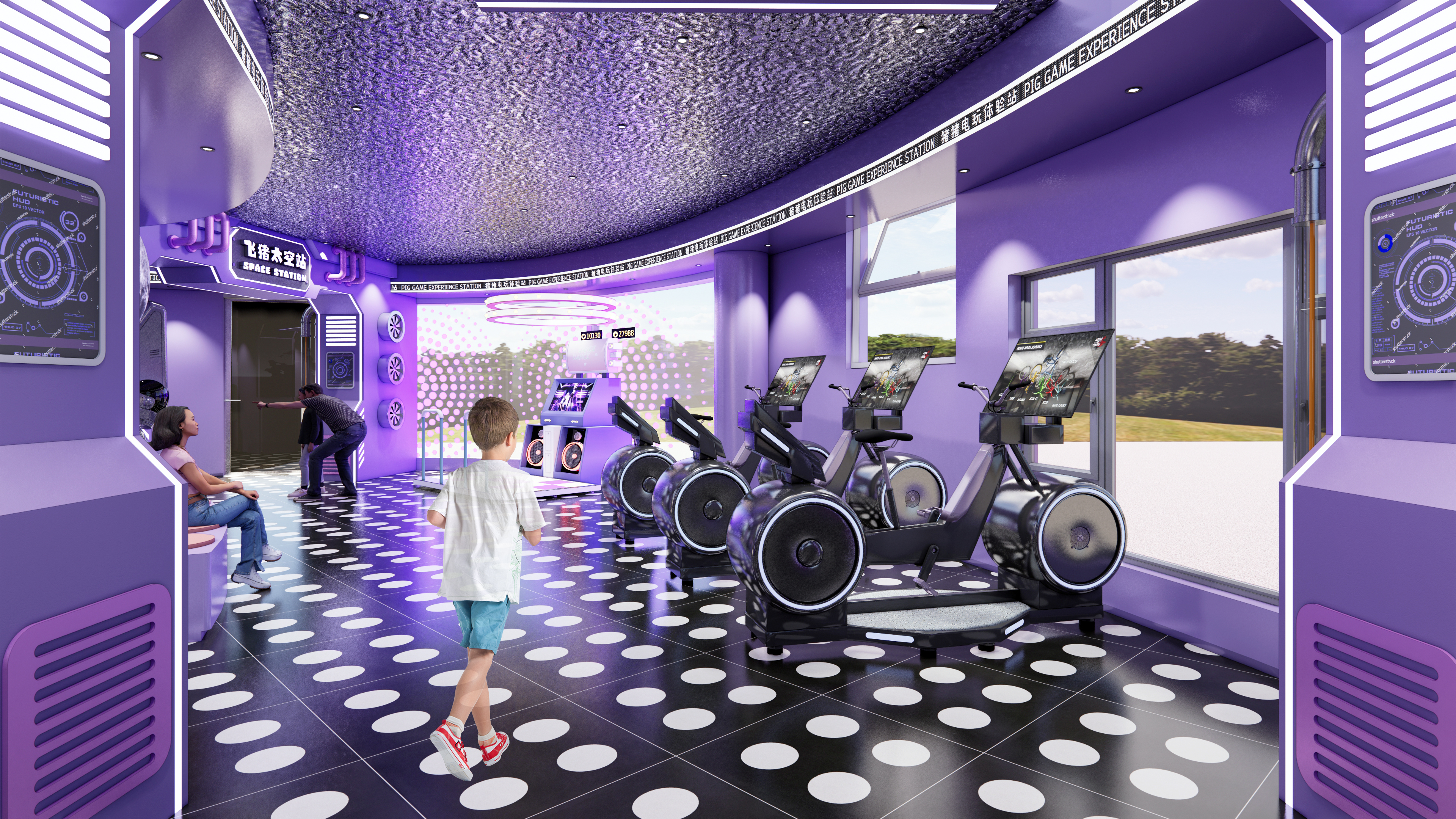 太空之旅——主题电玩游戏体验馆-10