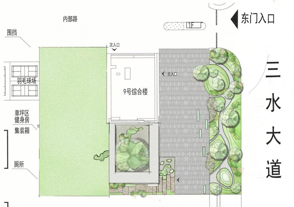 宝华智造产业园景观设计丨中国佛山丨成都无囿景观设计有限公司,佛山至岸园林-48