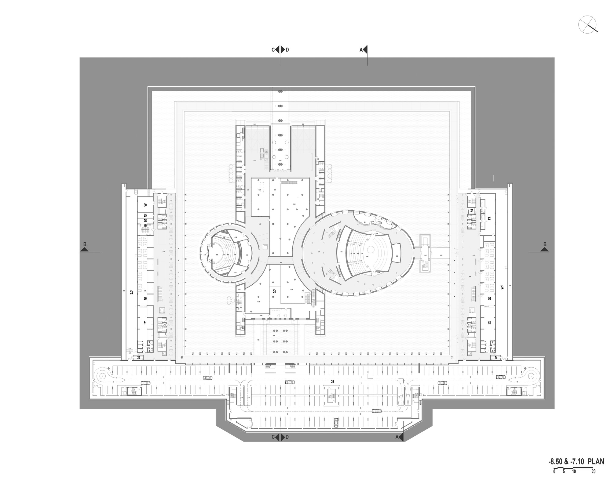 总统交响乐团音乐厅和合唱团大楼丨土耳其安卡拉丨Uygur Architects-72