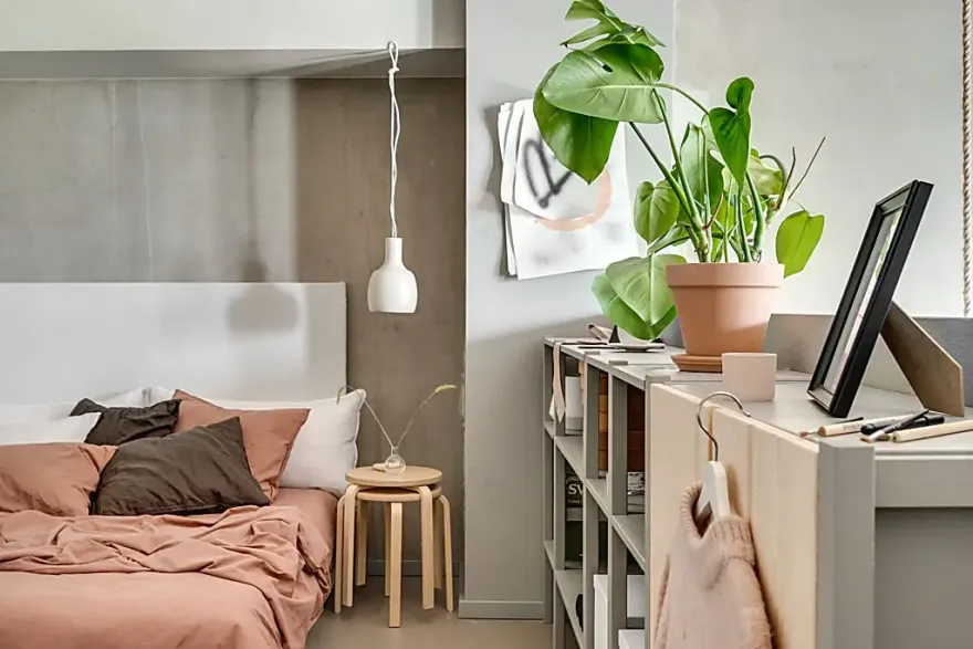 独特粉色工业风,60m2 两层公寓设计惊艳亮相-17