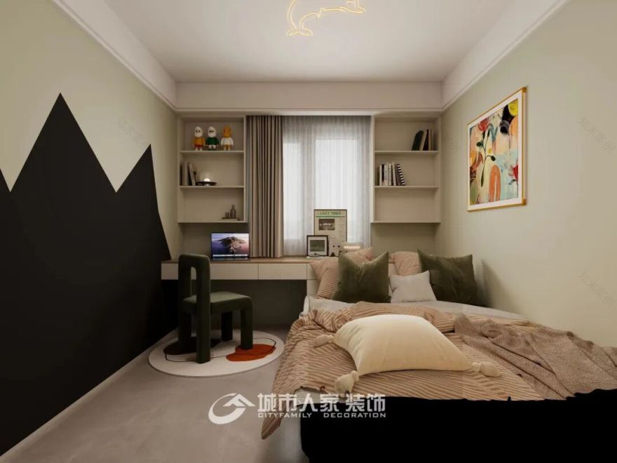 城市人家||阜熙园135㎡,现代奶油风细节满满-19