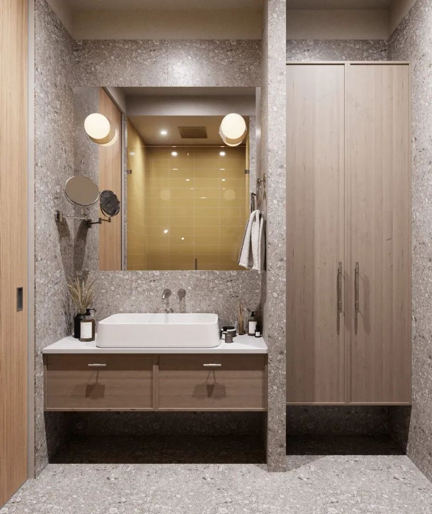 莫斯科 106㎡现代简约家居,融入苏联构成主义风格-133