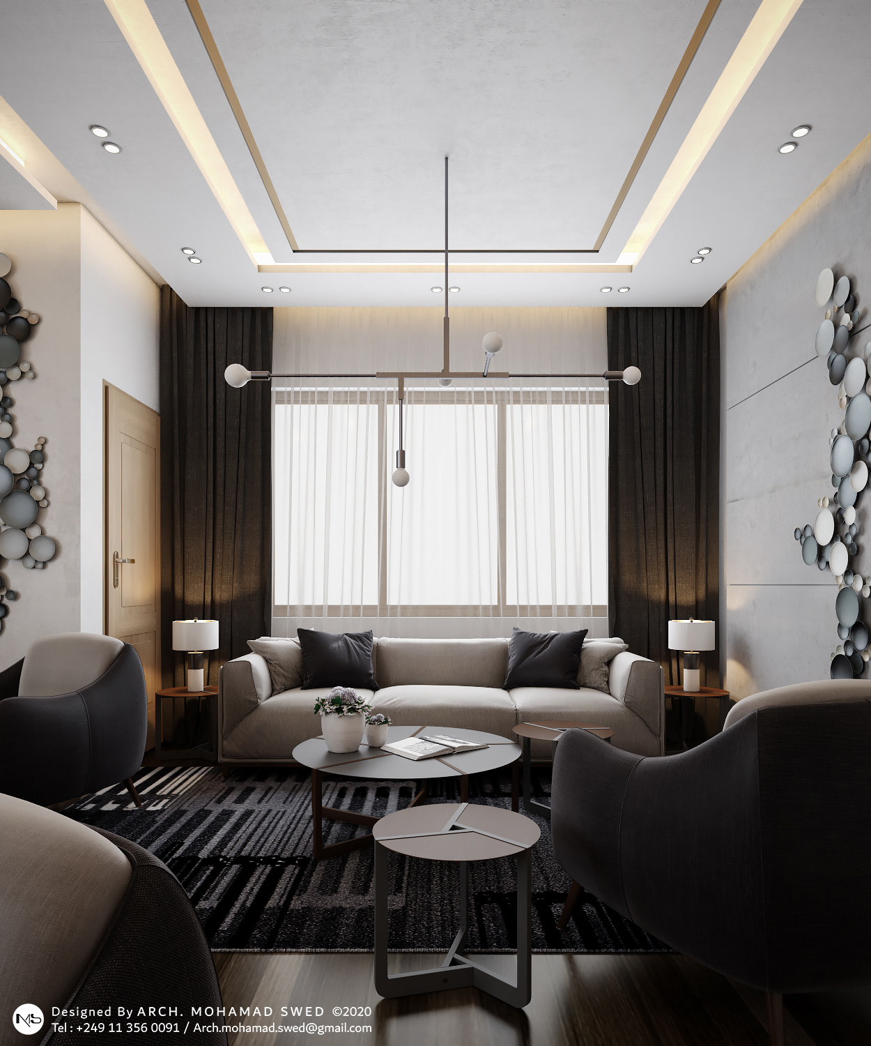 现代沙龙 KH丨苏丹喀土穆丨Arch. Mohamad Swed-5