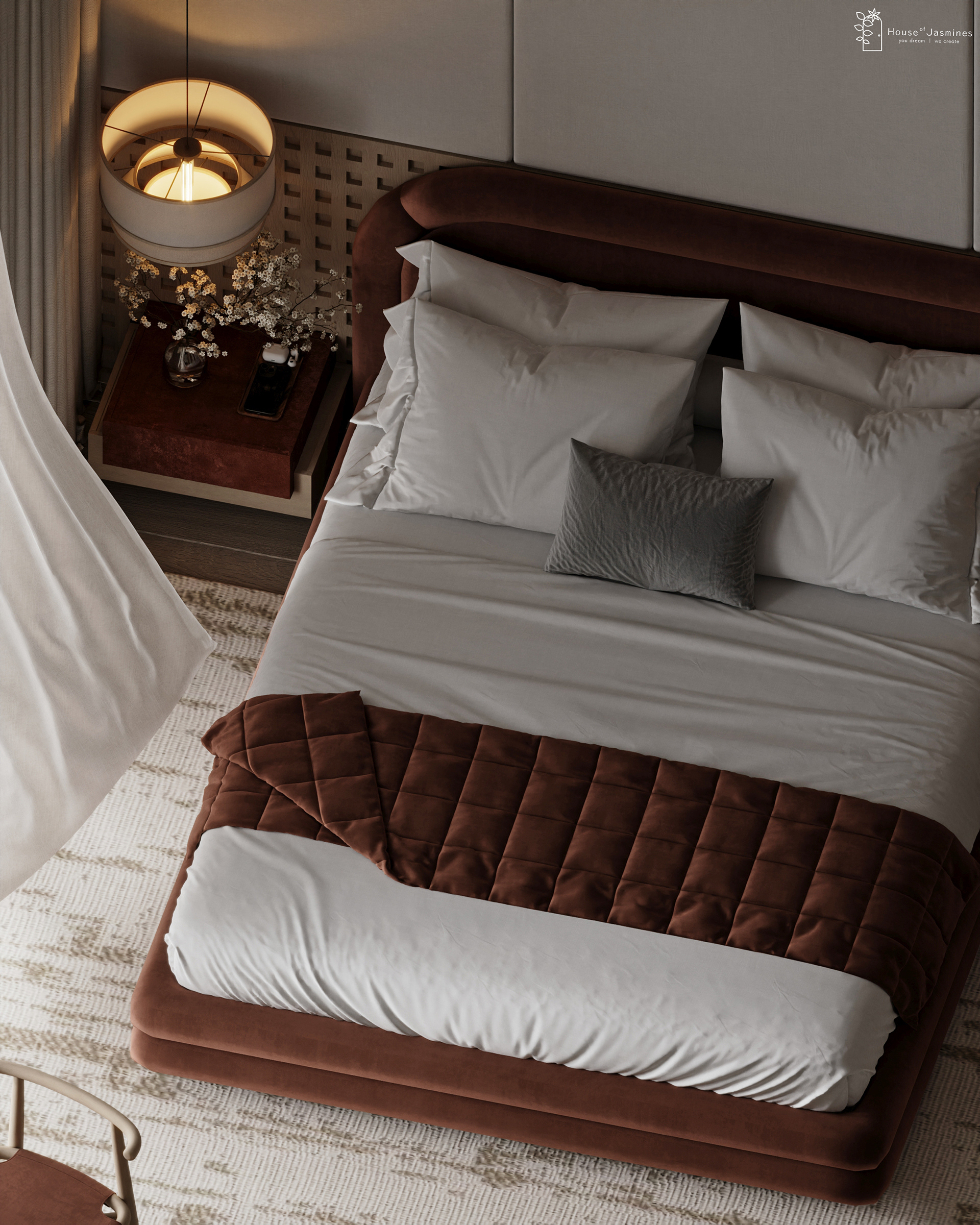 CONTEMPORARY MINIMALIST BEDROOM-20