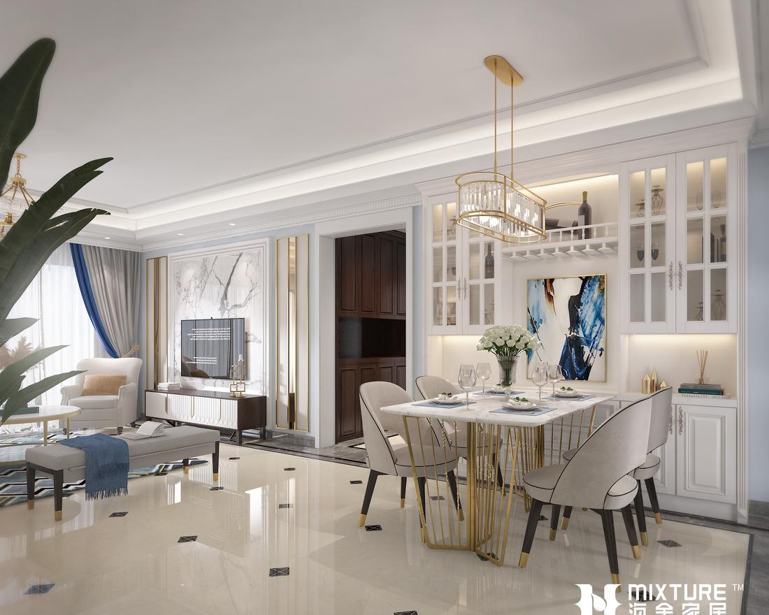 三口之家的高级美式生活空间-20