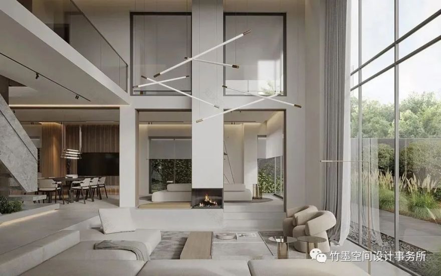 灰色艺术,简约奢华的完美融合丨竹墨空间设计事务所-33