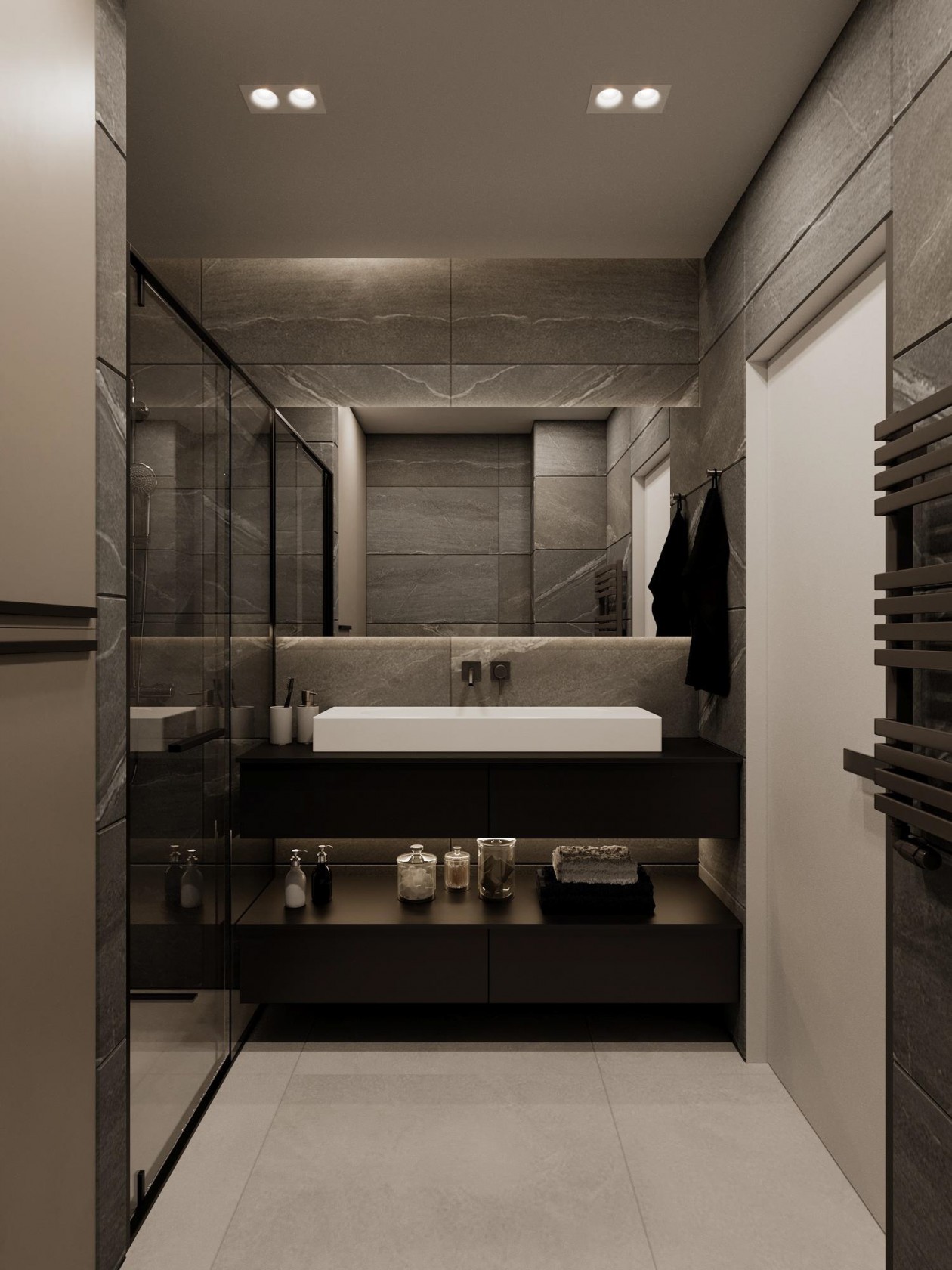 乌克兰 48.8㎡工业风质感公寓-19