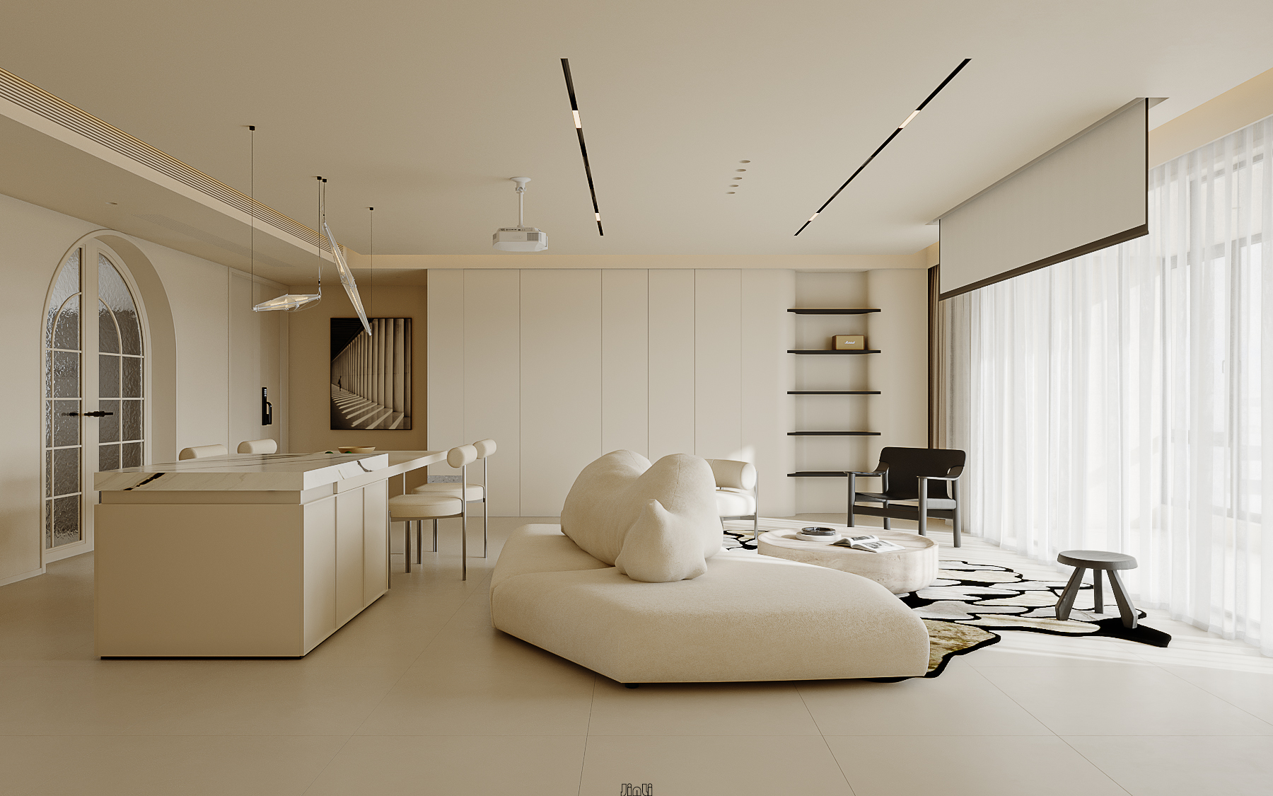 奶油风家装效果～-2