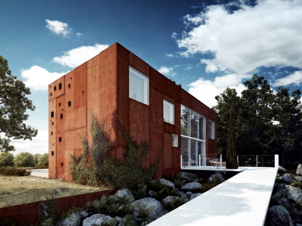 带花园和创意立面的度假屋丨波兰81.WAW.PL-22