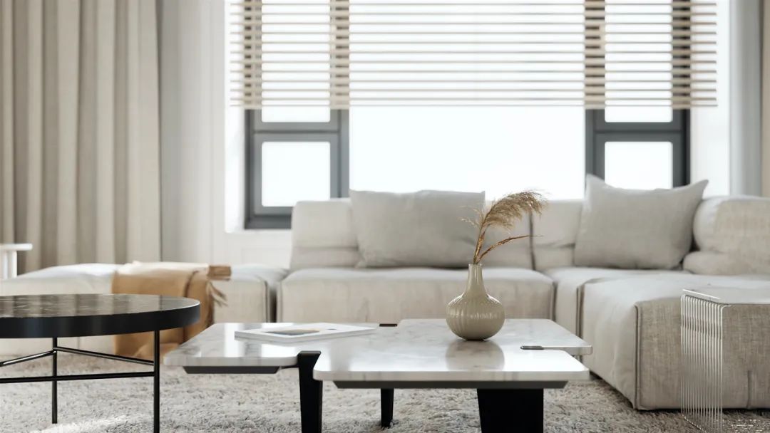 成都 261㎡极简白住宅,绿植点缀的生命力-5