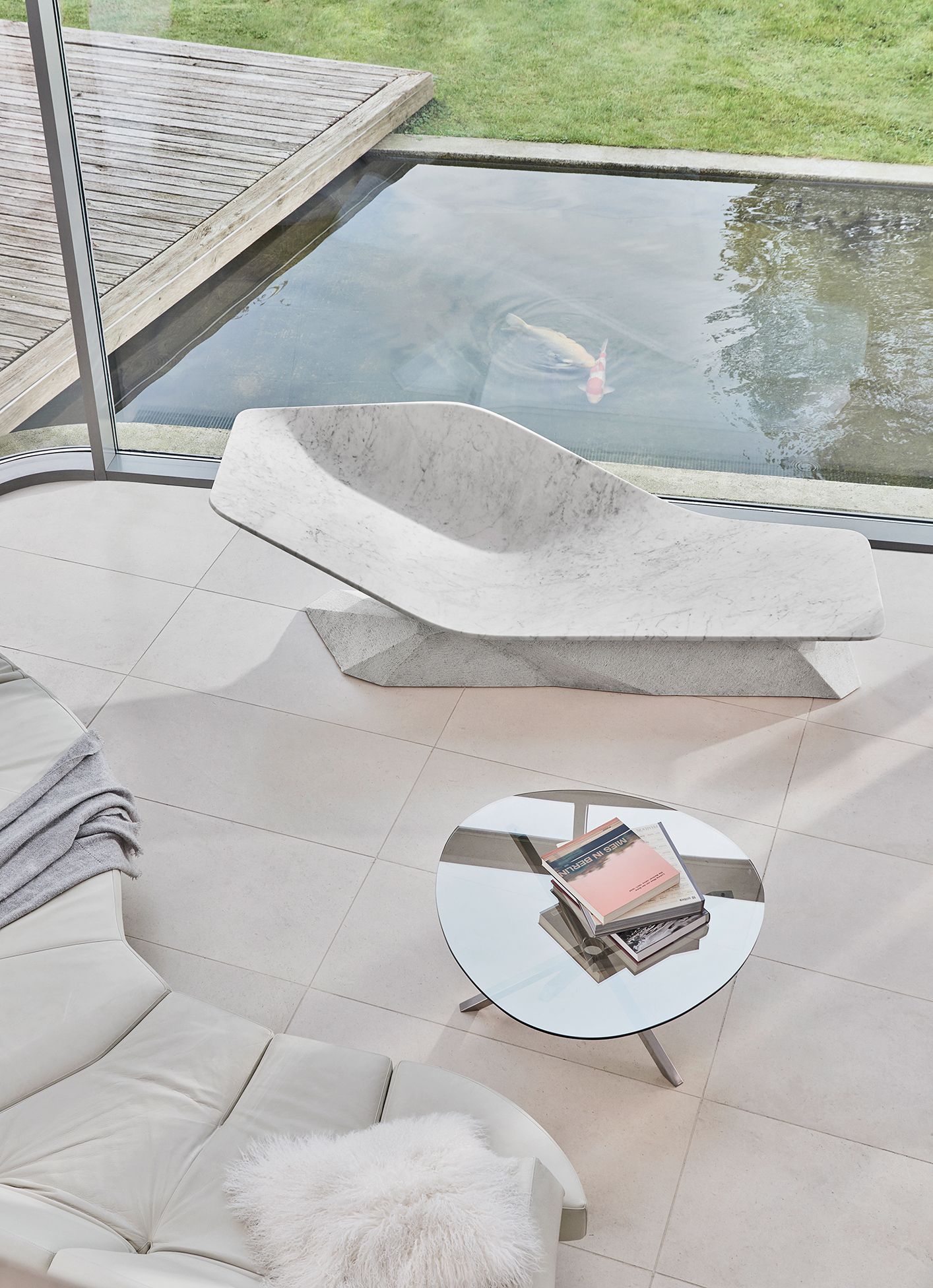 “Marble Wing”大理石躺椅艺术版丨Hadi Teherani-4