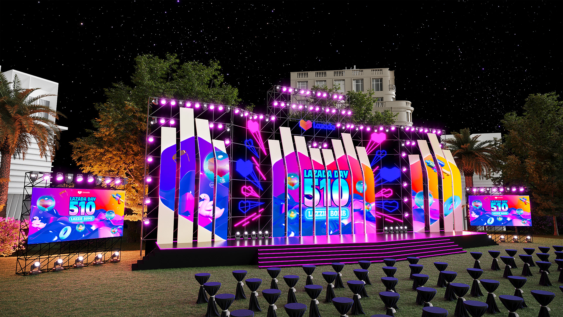 来赞达510大促（2024年）

注：LAZADA是东南亚地区知名的电商平台来赞达，DAY 510推测为该平台类似双11这样特定日期的促销活动，直译为510日表意不明，意译为510大促更符合语境 -8