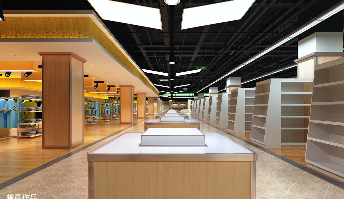 四川宜宾某连锁超市室内设计-20