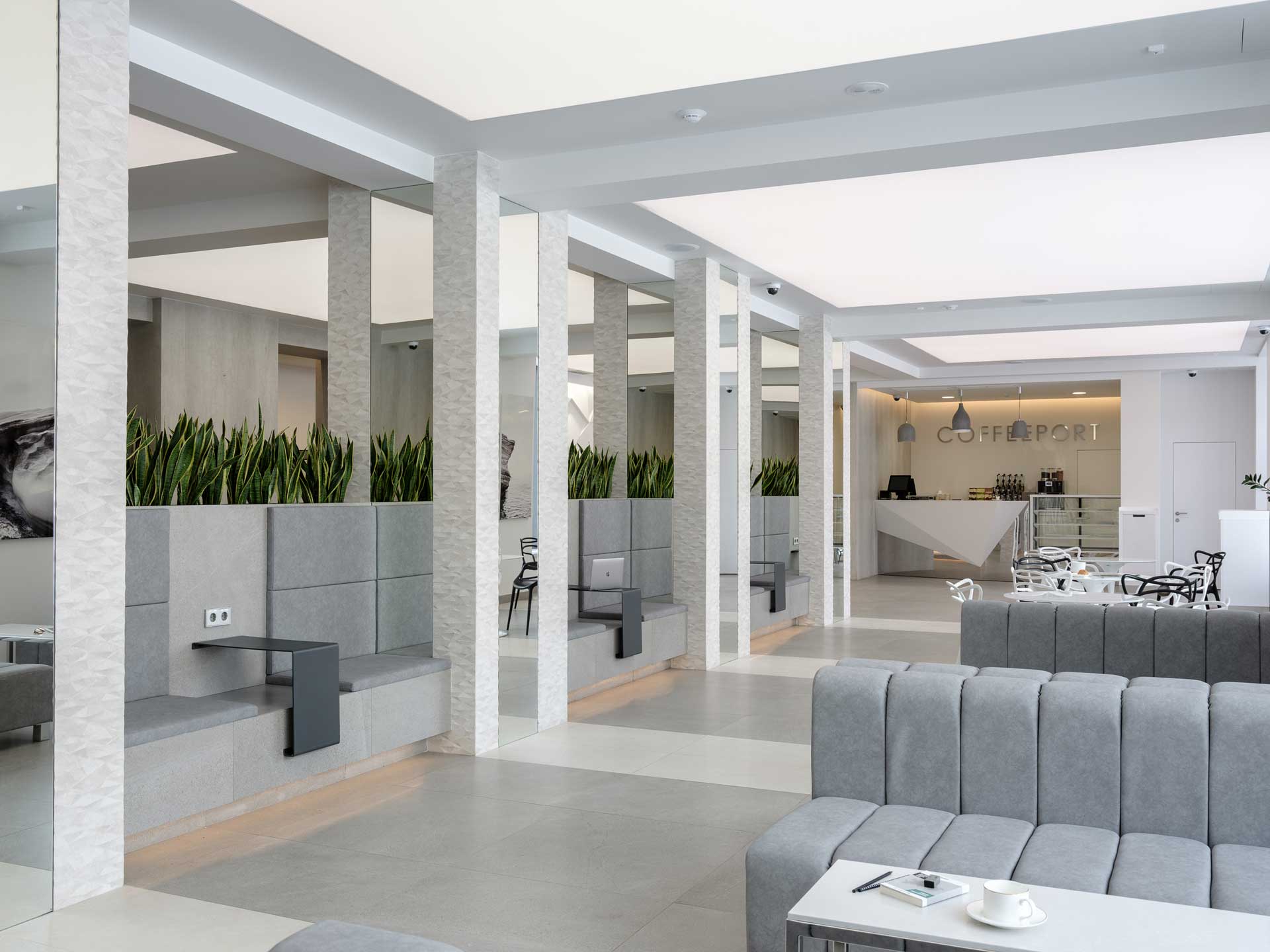 莫斯科“Pavlovsky”商务中心简约风大厅设计-13