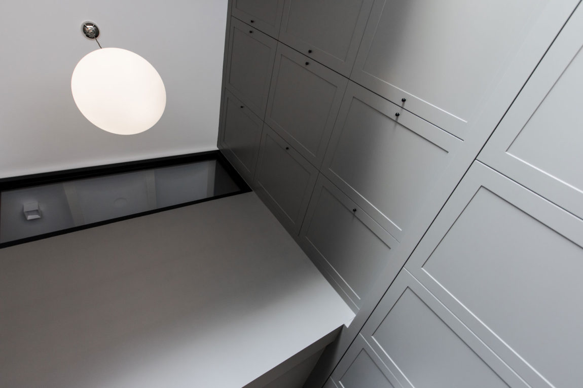 Remodeling of an Old Penthouse, Formerly a School, Into a Private Home-46