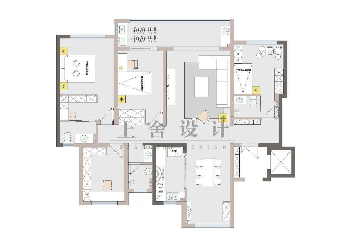 阳光洒满家的设计·沐光丨上舍设计-13