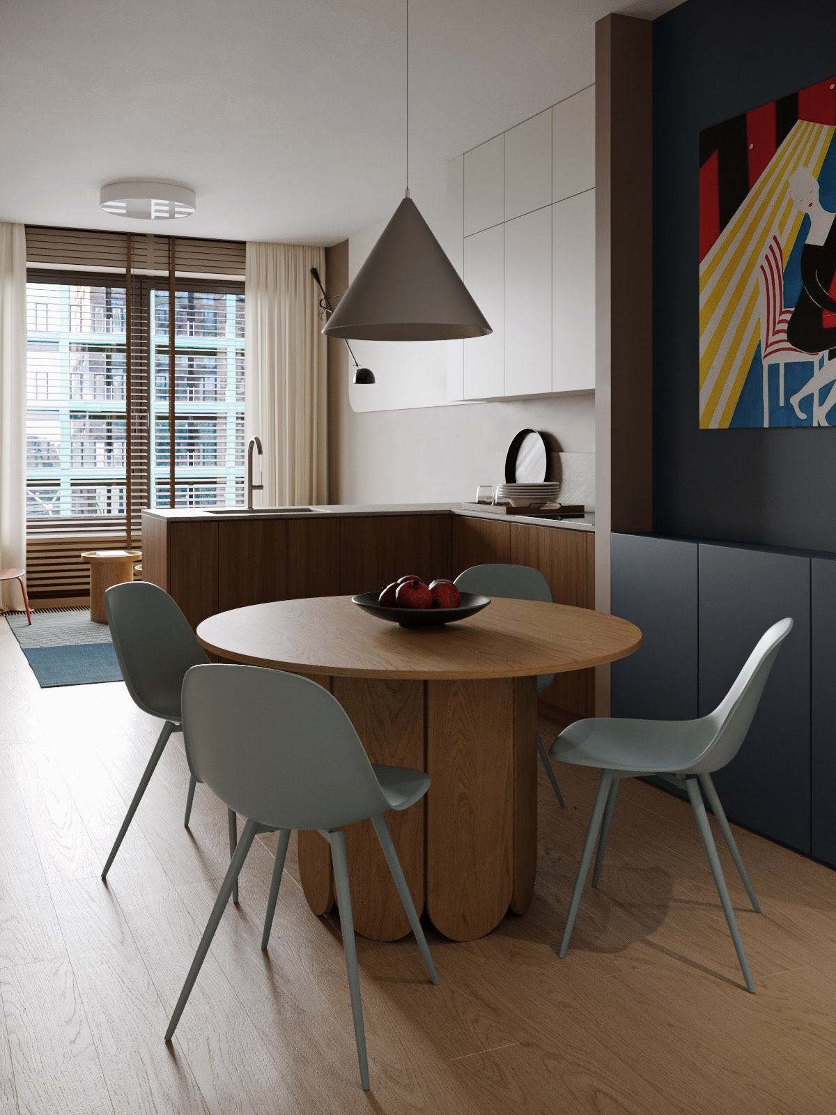 莫斯科一居室公寓的惊艳设计丨俄罗斯莫斯科丨“VM”创意工作室-11