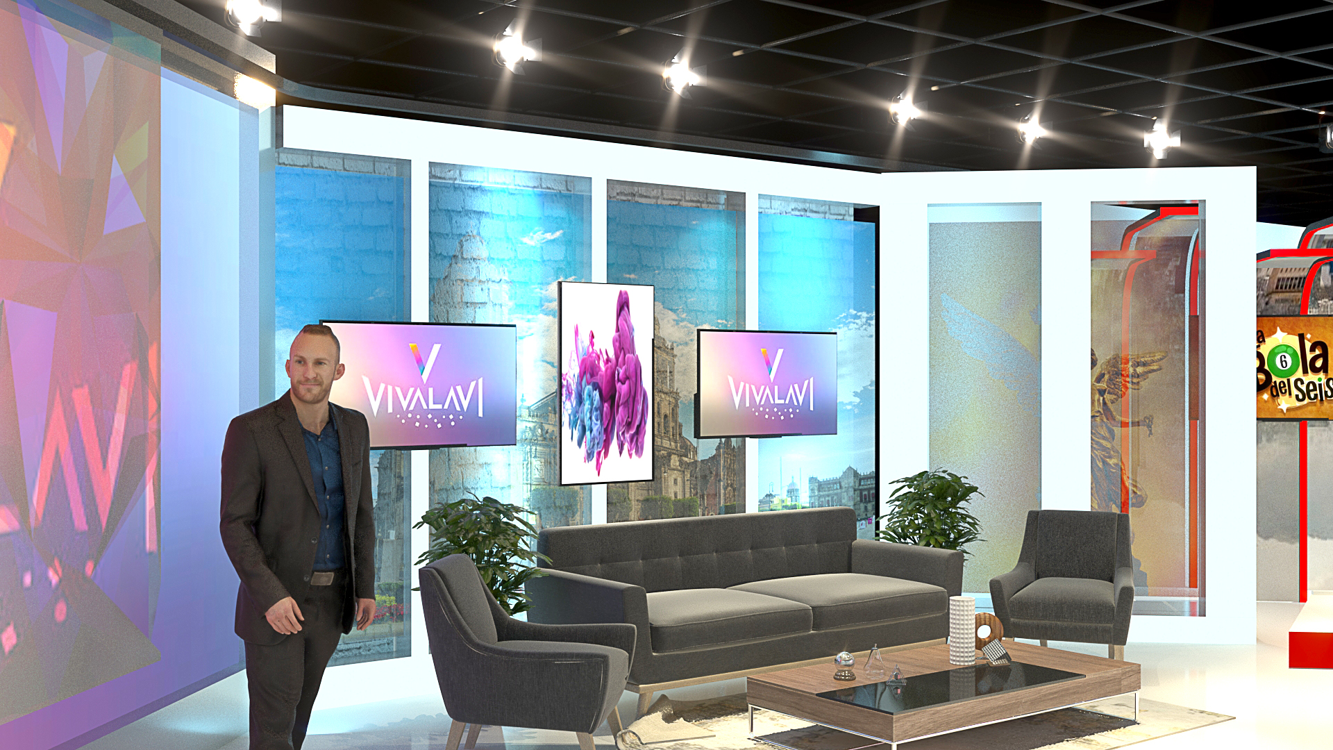 Multimedios TV Set-1