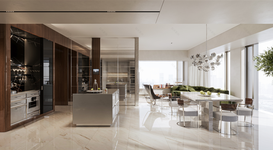 新作 先锋艺术 vs 怀旧经典 —— 华润置地 深圳湾澐玺 ONE BAY PARK丨中国深圳丨DIA设计-24