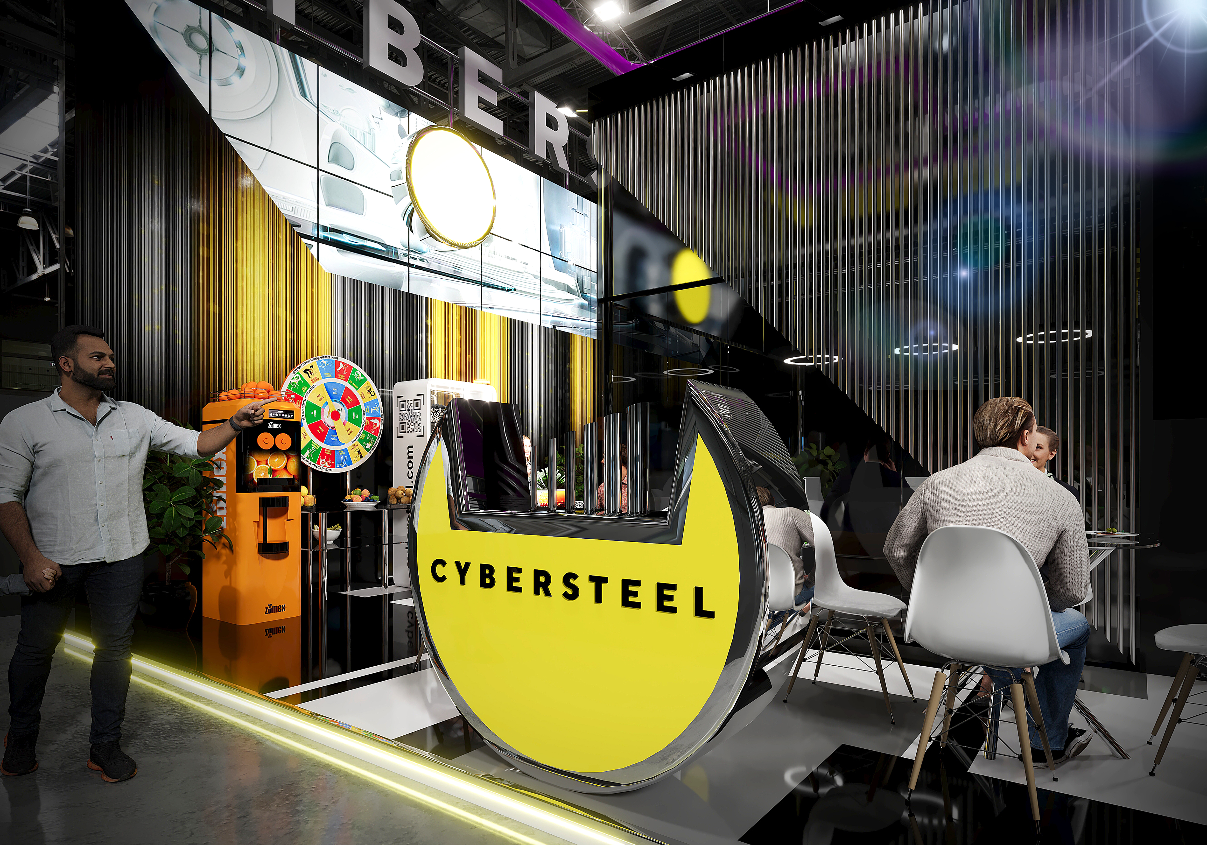 CYBERSTEEL展览展示架设计丨俄罗斯莫斯科丨Michail Koznev-25