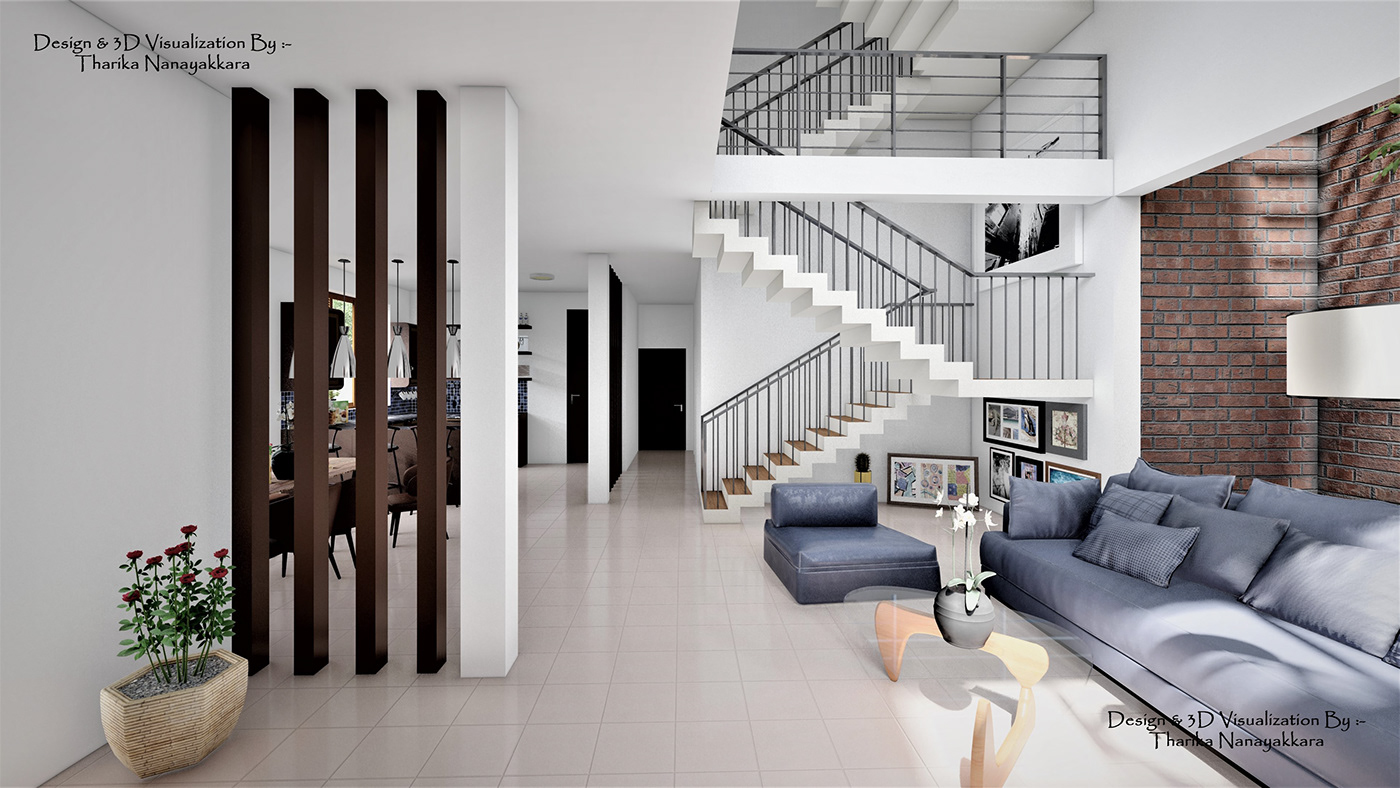 Anastasiya Gushchina丨别墅丨Proposed exterior and interior design @ Kadawatha-4