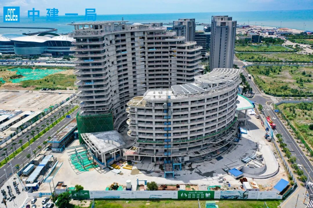 亚洲最大免税商业综合体！中建一局承建的海口国际免税城项目商业街区地块开工-61