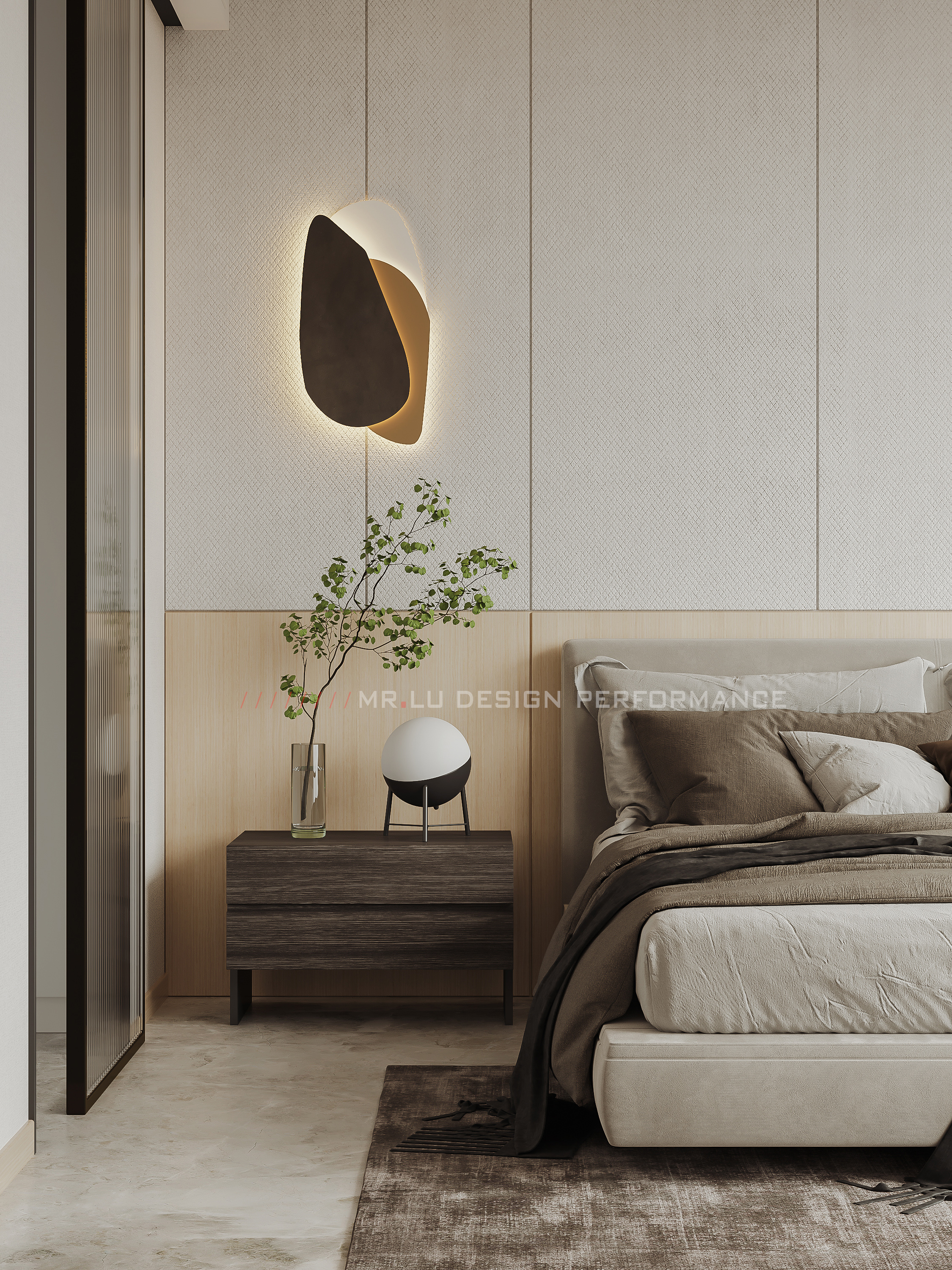 现代轻奢风格效果图表现-16