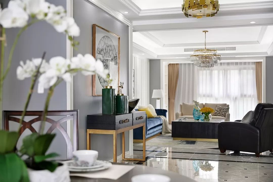 陈琴芳 | 余姚万里·世纪豪庭的轻奢美式家居设计-6