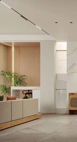 新黄浦花园名都四象府日式原木风设计丨中国黄浦丨三壹设-0